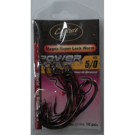 AMO RAPTURE MAGNA SUPER LOCK WORM SIZE 1/0 - 2/0 - 3/0 - 4/0 - 5/0 ( COD. 200-56-006 - 200-56-007 - 200-56-008 - 200-56-009 )