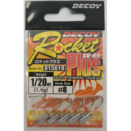 JIG HEAD DECOY SV-69 ROCKET PLUS 1,4 GR