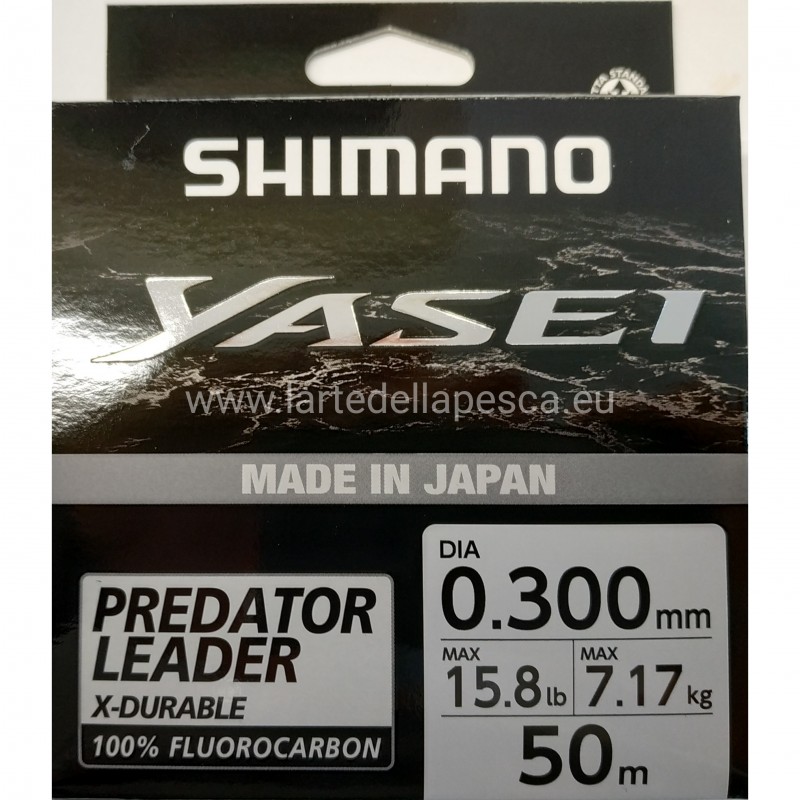 FILO SHIMANO YASEI PREDATOR FLUOROCARBON - L'Arte della Pesca di