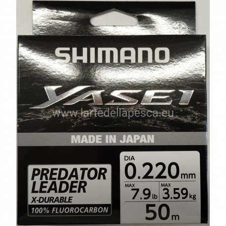 FILO SHIMANO YASEI PREDATOR FLUOROCARBON 50M 0,22MM