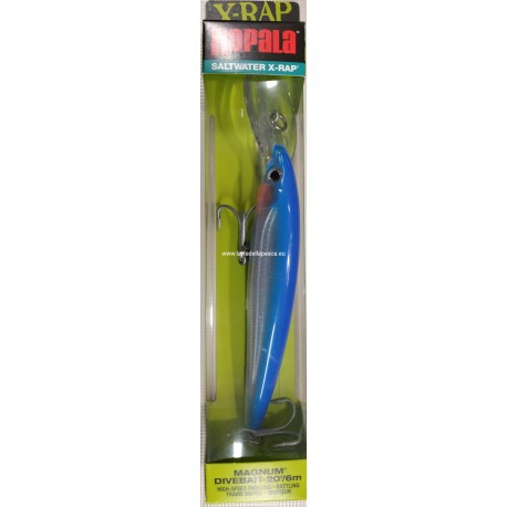 RAPALA SALTWATER X-RAP MAGNUM 14CM 46G XRMAG20 SB SILVER BLUE