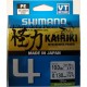 FILO TRECCIATO SHIMANO KAIRIKI 4 150M 0,13MM MANTID GREEN