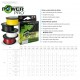 FILO TRECCIATO POWER PRO 135M VERDE DIAM 0,08 - 0,10 - 0,13 - 0,15 - 0,19 MM ( COD. PPBI135 )