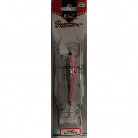 ESCA ARTIFICIALE MOLIX JUGULO CASTING JIG 20GR COL. SW27 CRAZY PINK