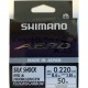 FILO SHIMANO AERO SILK SHOCK FLUOROCARBON 50M 0.22MM