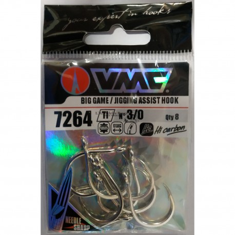 AMO ASSIST HOOK VMC 7264 JIGGING HOOK SIZE 3/0