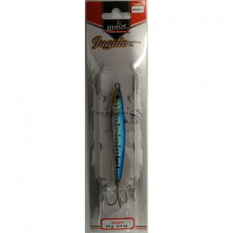 Jig Molix Jugulo Casting Jig 25g SW01 Blue Sarda