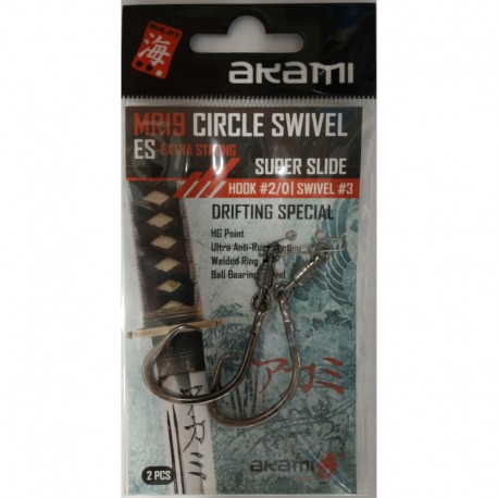 Amo Drifting Akami MR19 Swivel MIs. 24  - Size 2/0