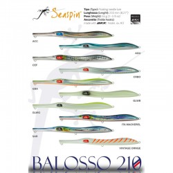 Artificiale Needle Pencil Bait Seaspin Balosso 210