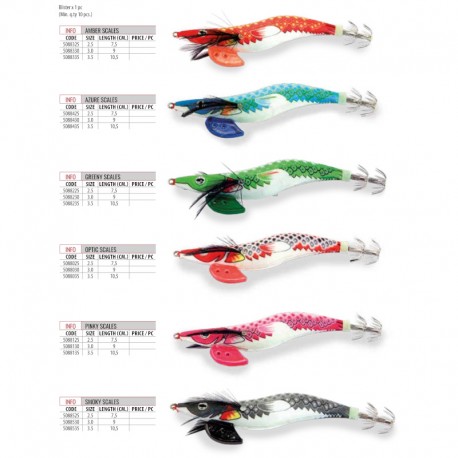 Totanara Lineaeffe Bad Egi Squid Jigs