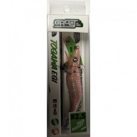 TOTANARA OLYMPUS SQUID JIG TOGAWA MIS. 2.5 RED NIGHT