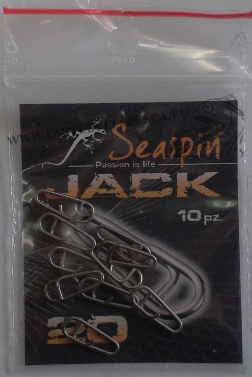 MOSCHETTONE SGANCIO RAPIDO SEASPIN JACK LINKS 6 - 10 - 20 - 35 - 70 LB -  L'Arte della Pesca di Adinolfi di G. & M. Adinolfi snc
